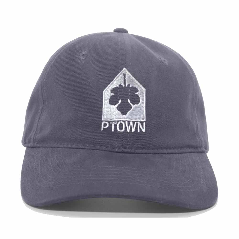 PTOWN icon Twill Dad Hat Charcoal gray