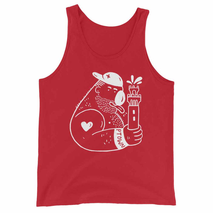 Pilgrim Monument Ptown Bear Tank