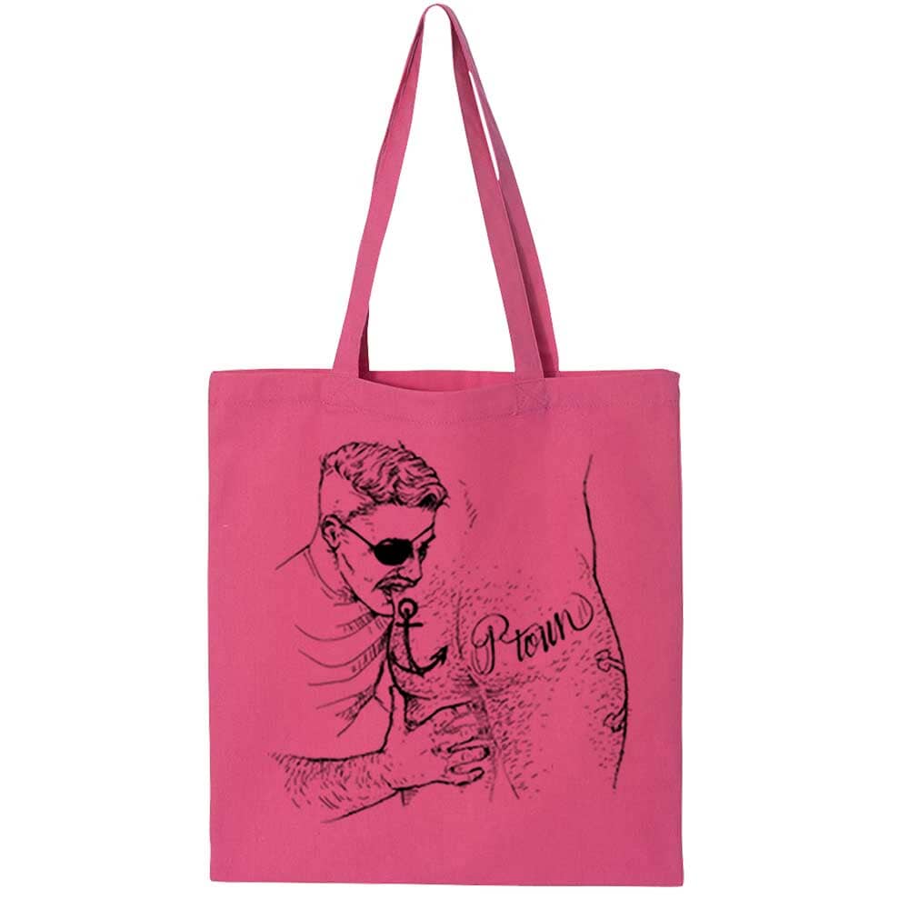 pink butt pirate tote