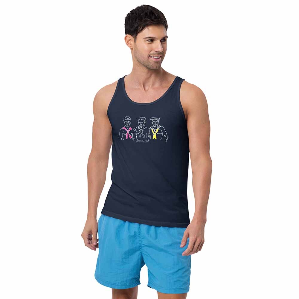 Seamen Provincetown Navy Tank on man