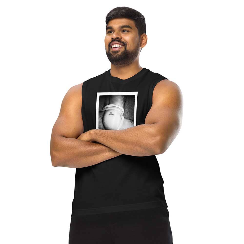 VIP Admission Sleeveless T-shirt on man