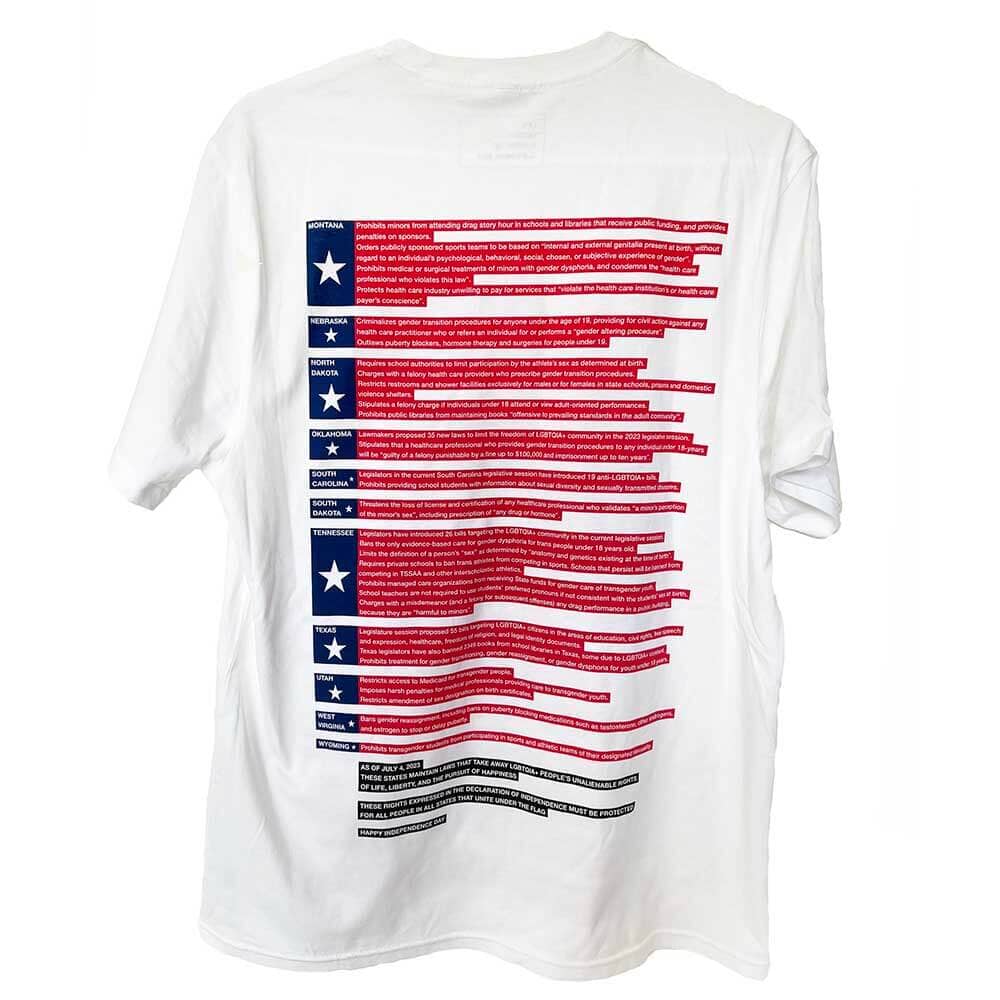 JIM HODGES: Life, Love and Pursuit of Happiness T-Shirt back