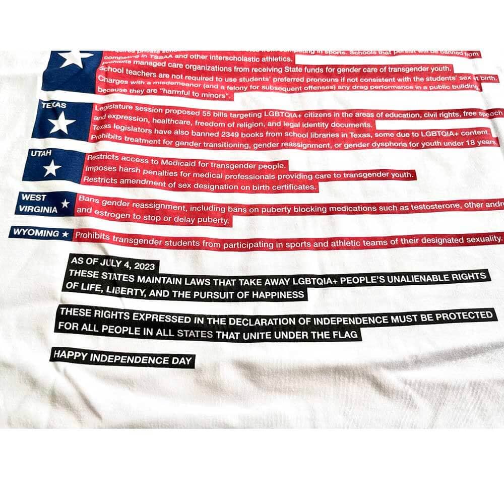 JIM HODGES: Life, Love and Pursuit of Happiness T-Shirt detail 1