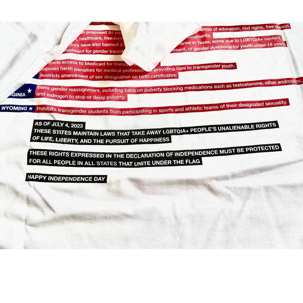 JIM HODGES: Life, Love and Pursuit of Happiness T-Shirt detail 3