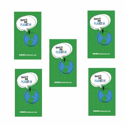 5 there is no planet b greenpeace stickers