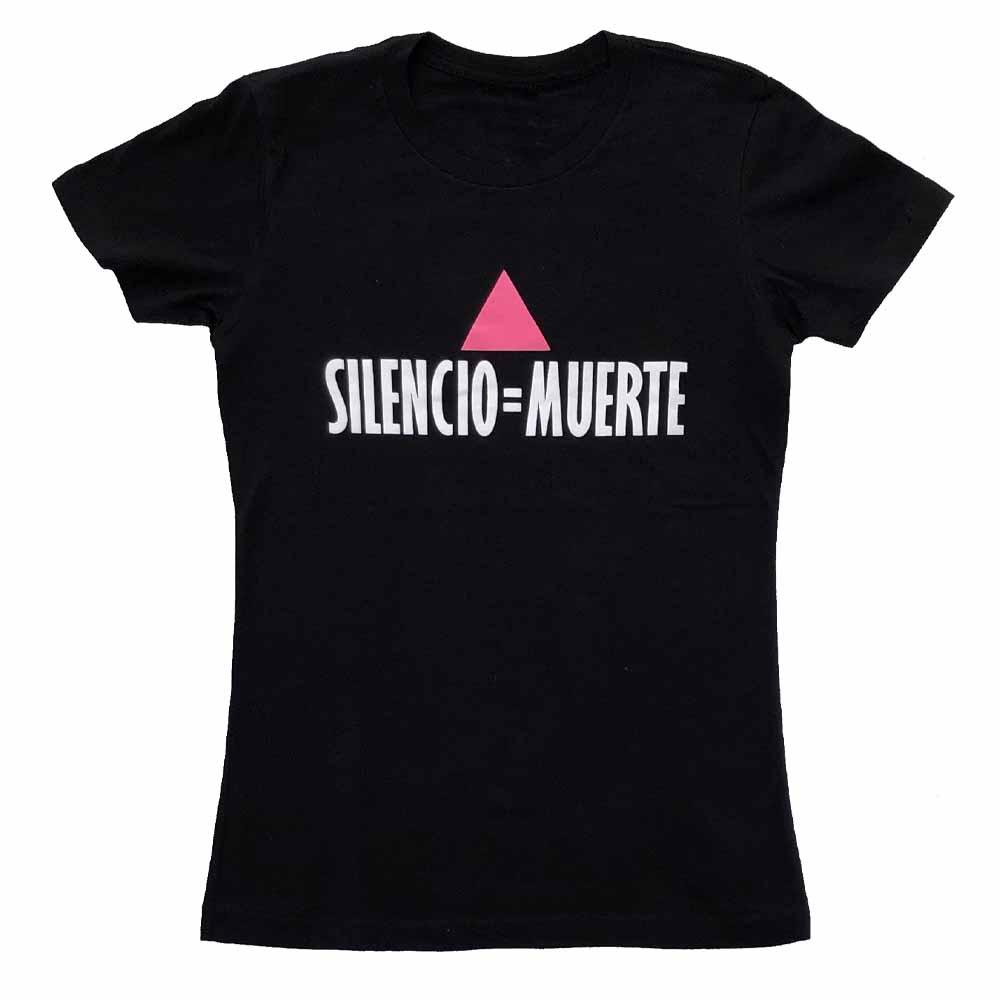 Silencio = Muerte Femme Fit Tee - Ali Forney Center