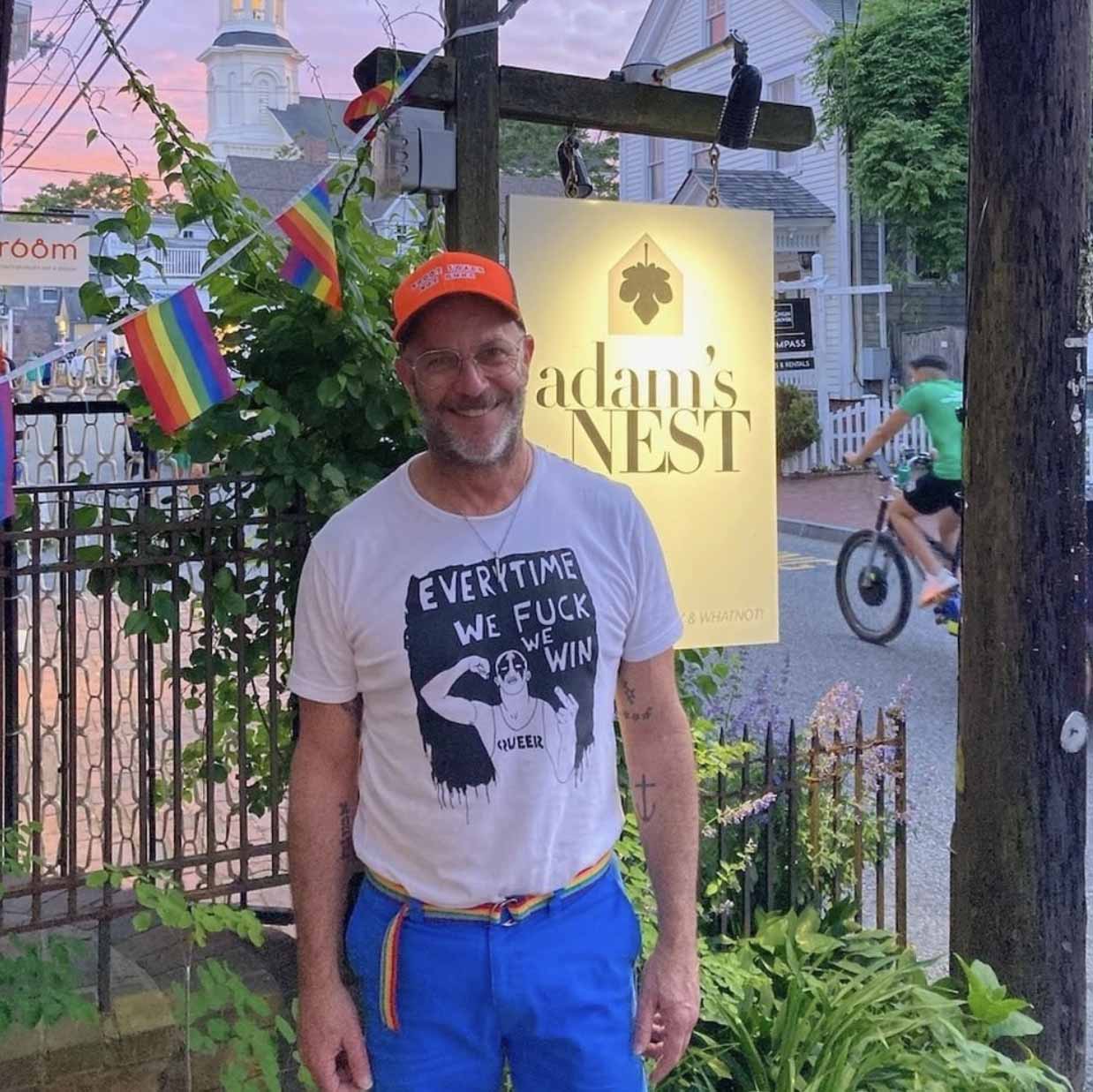 adam singer homo riot t-shirt provincetowm
