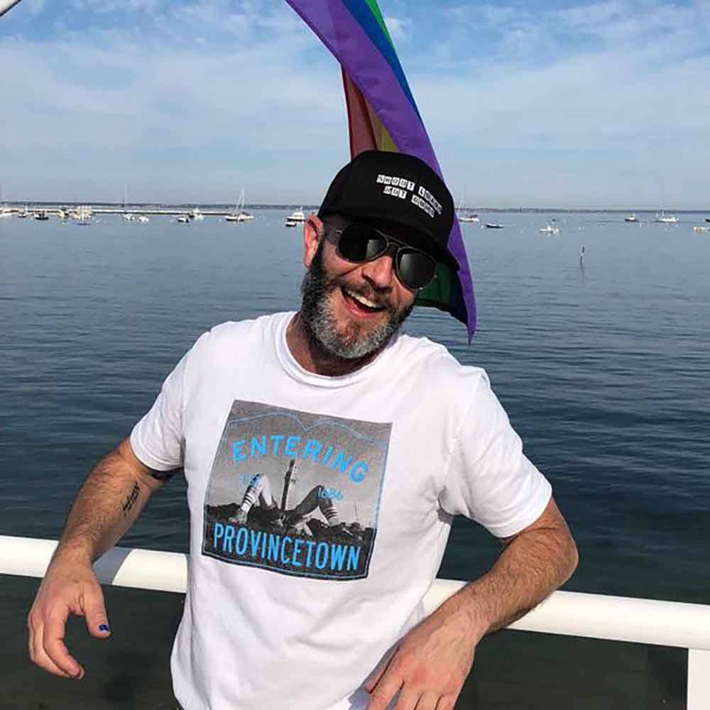 Entering Provincetown Sign Pilgrim Monument T-shirt Adam's Nest Adam Singer
