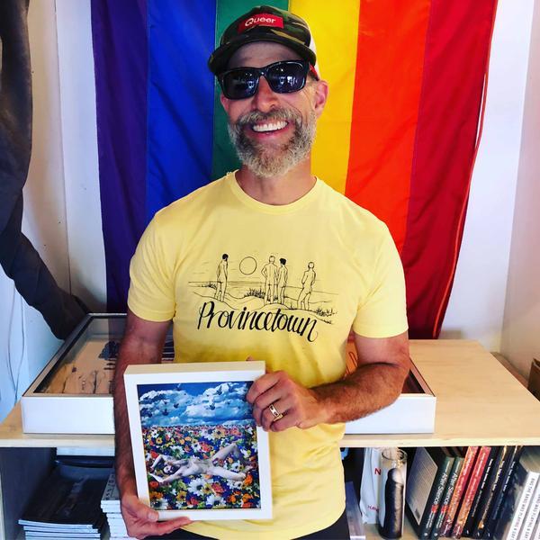 nathan rapport provincetown dune handy souvenir t-shirt adams nest banana paul specht
