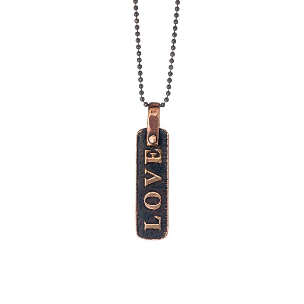 Love - Ahava Necklace in Bronze