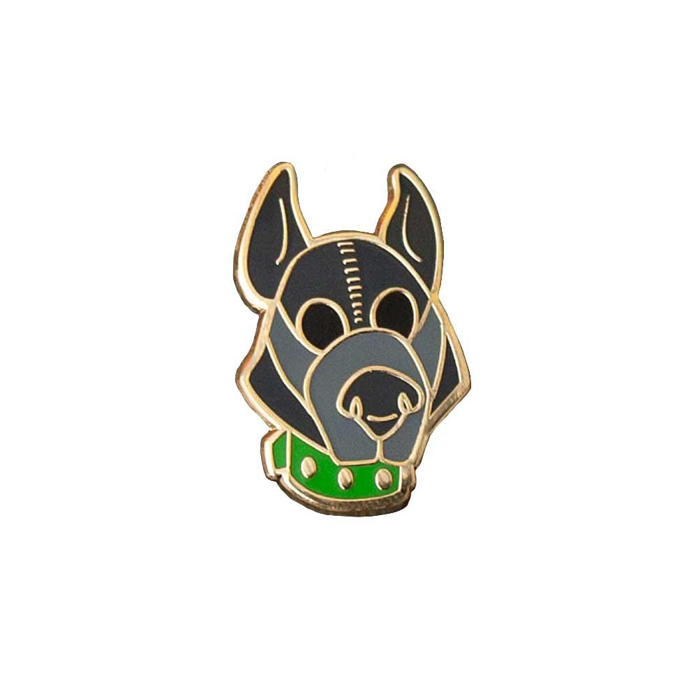 puppy mask play enamel lapel pin gaypin' guys