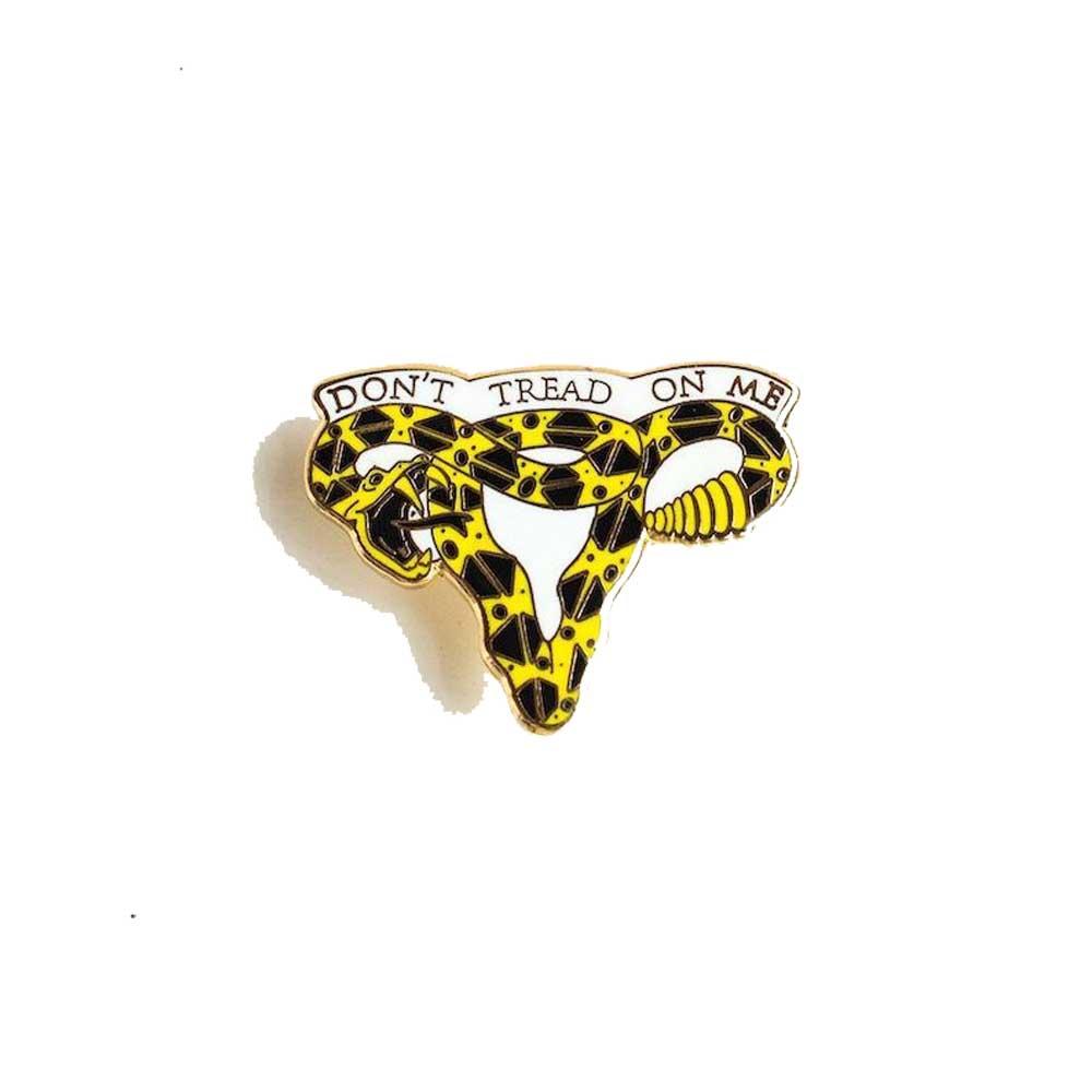Don't Tread On Me Rattlesnake Uterus Pin Anne Lesniak Planned Parenthood