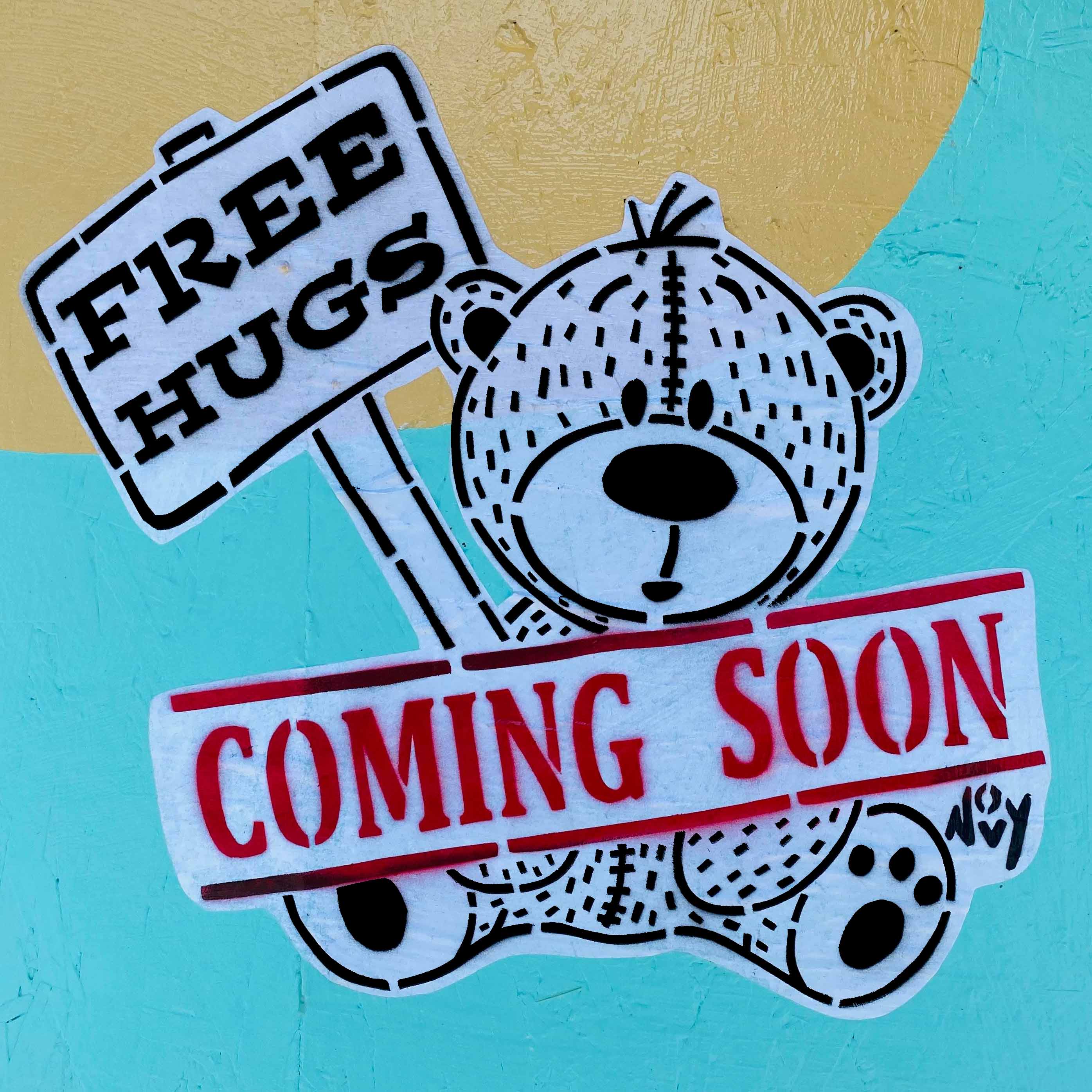 free hugs coming soon bear