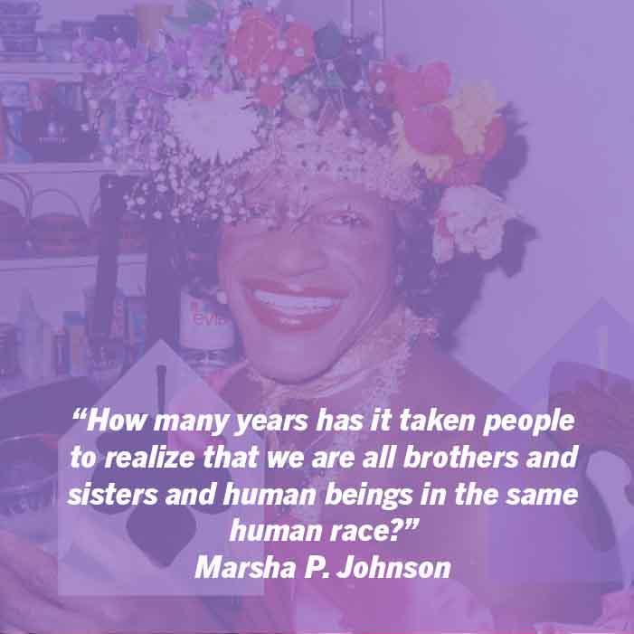 marsha p johnson pride lgbtq trans rights 
