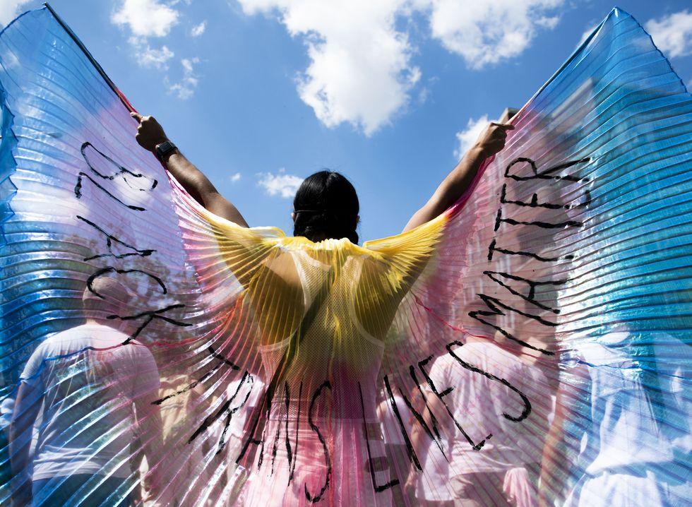 black trans lives matter butterfly wings