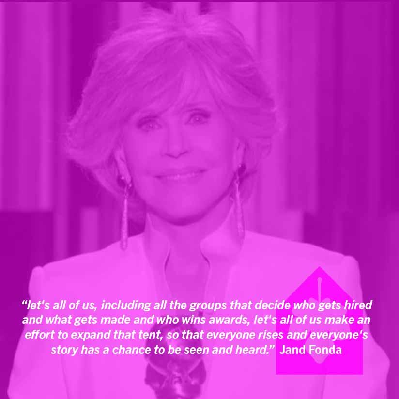 jane fond Cecil B. DeMille golden globe quote