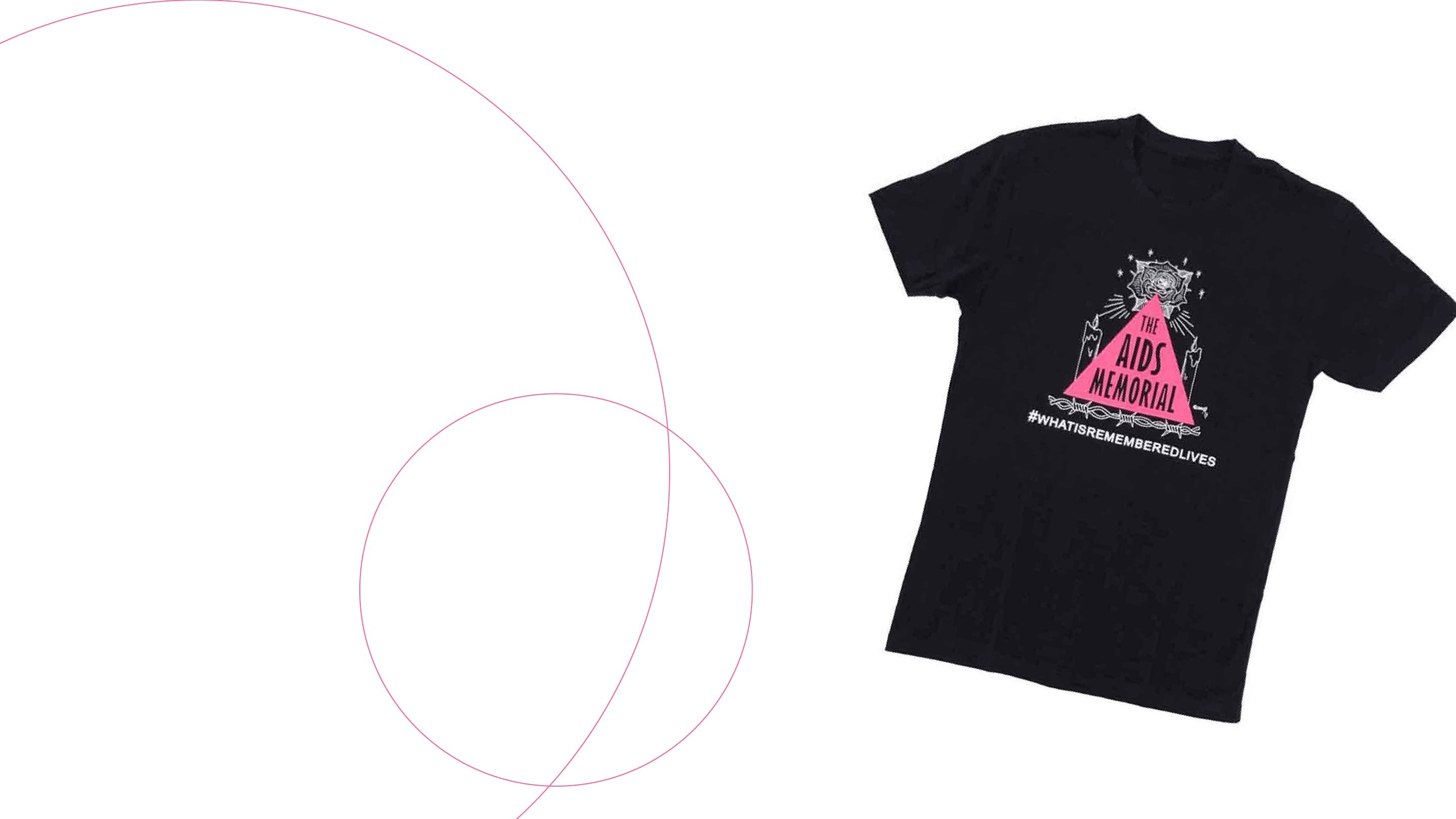 the aids memorial on instagram t-shirt