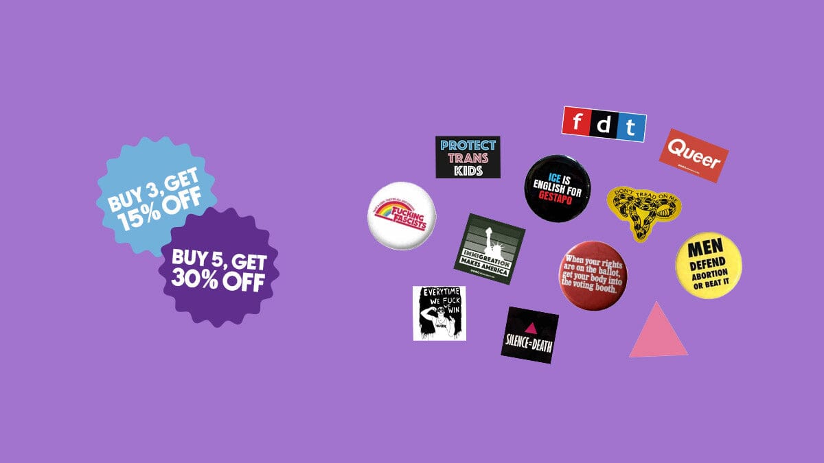 STICKERS & BUTTONS