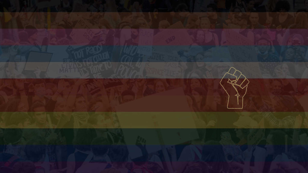 solidarity fist inclusion stripe