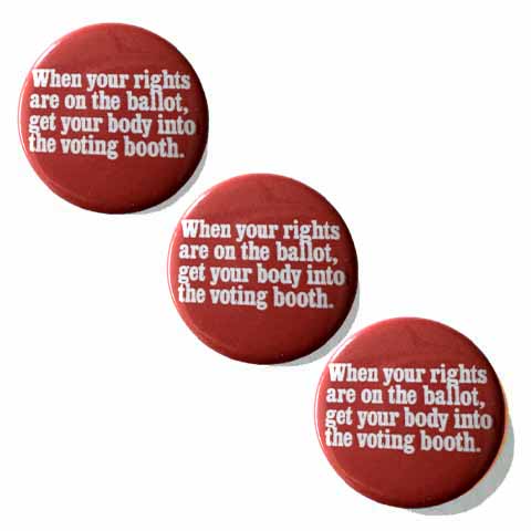 3 Rights On The Ballot Buttons