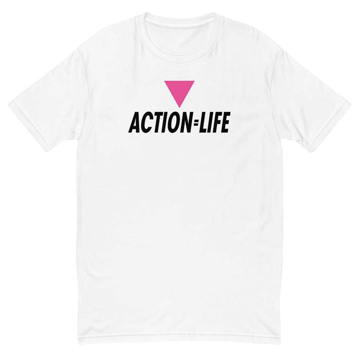 White t-shirt with &