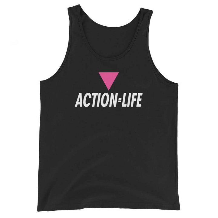 Black tank top with &