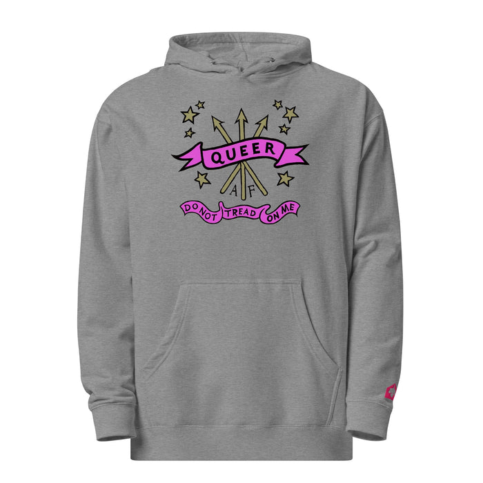 Do Not Tread On Me Queer AF Pullover Hooded Sweatshirt - The Center