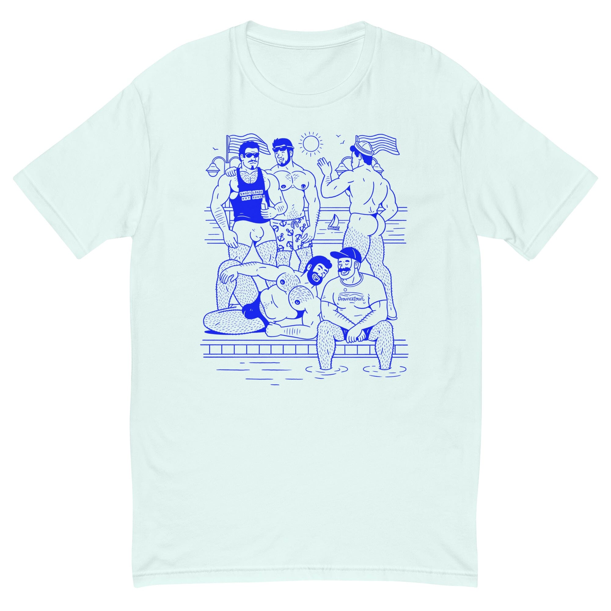 Ptown Boatslip Tea T-shirt - Hey Beefcake + Adam's Nest