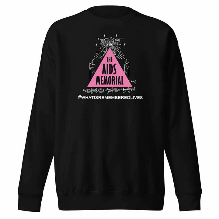 The AIDS Memorial Sweatshirt black