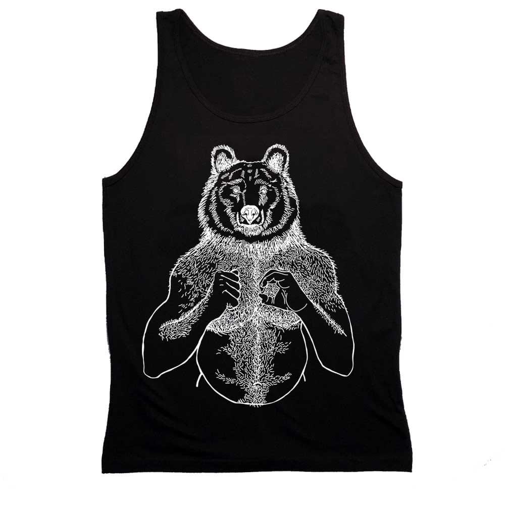 Brian kenny beefy bear black tank