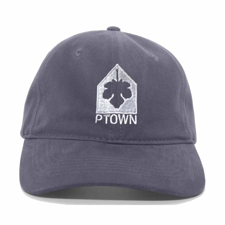 PTOWN icon Twill Dad Hat Charcoal gray