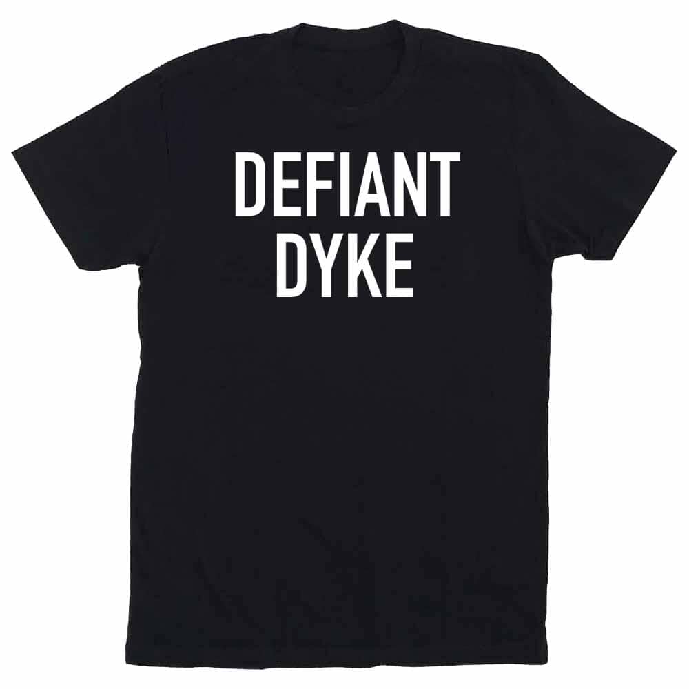 DEFIANT DYKE Black T-Shirt