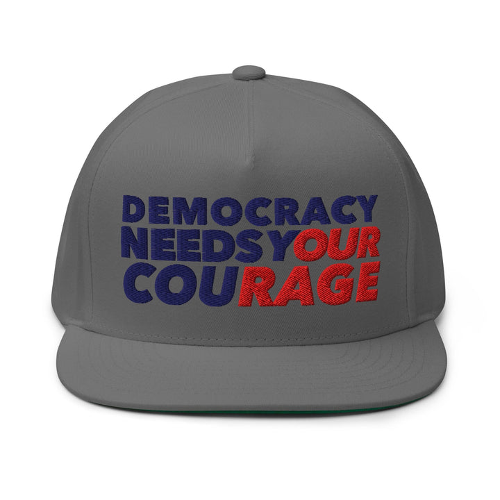 Gray cap with &