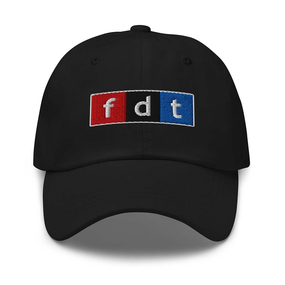 FDT dad hat black