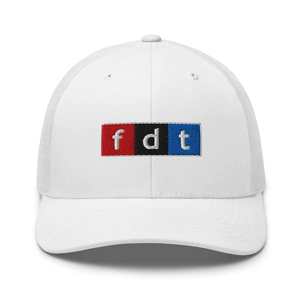 FDT trucker snapback white
