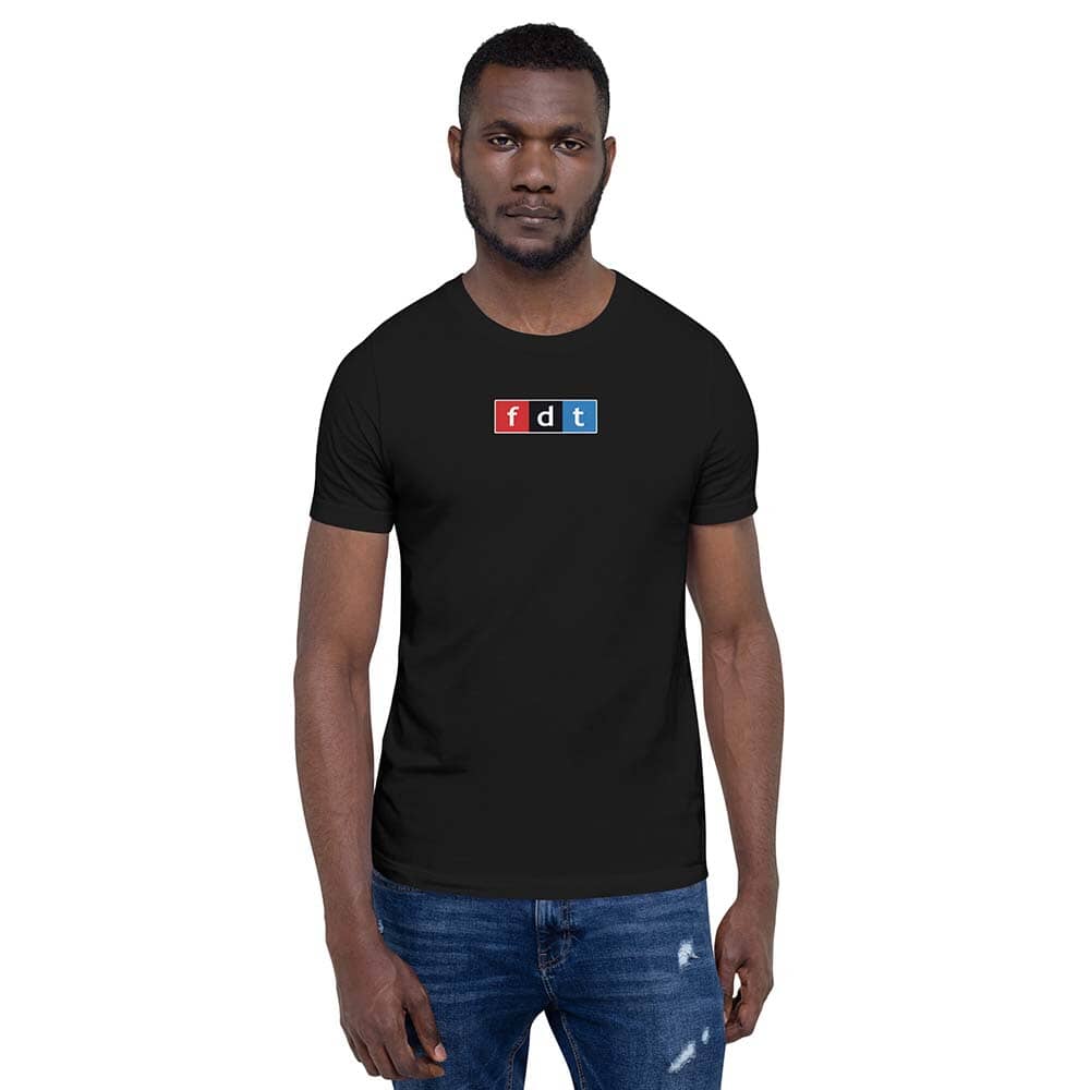 FDT T-shirt black on man