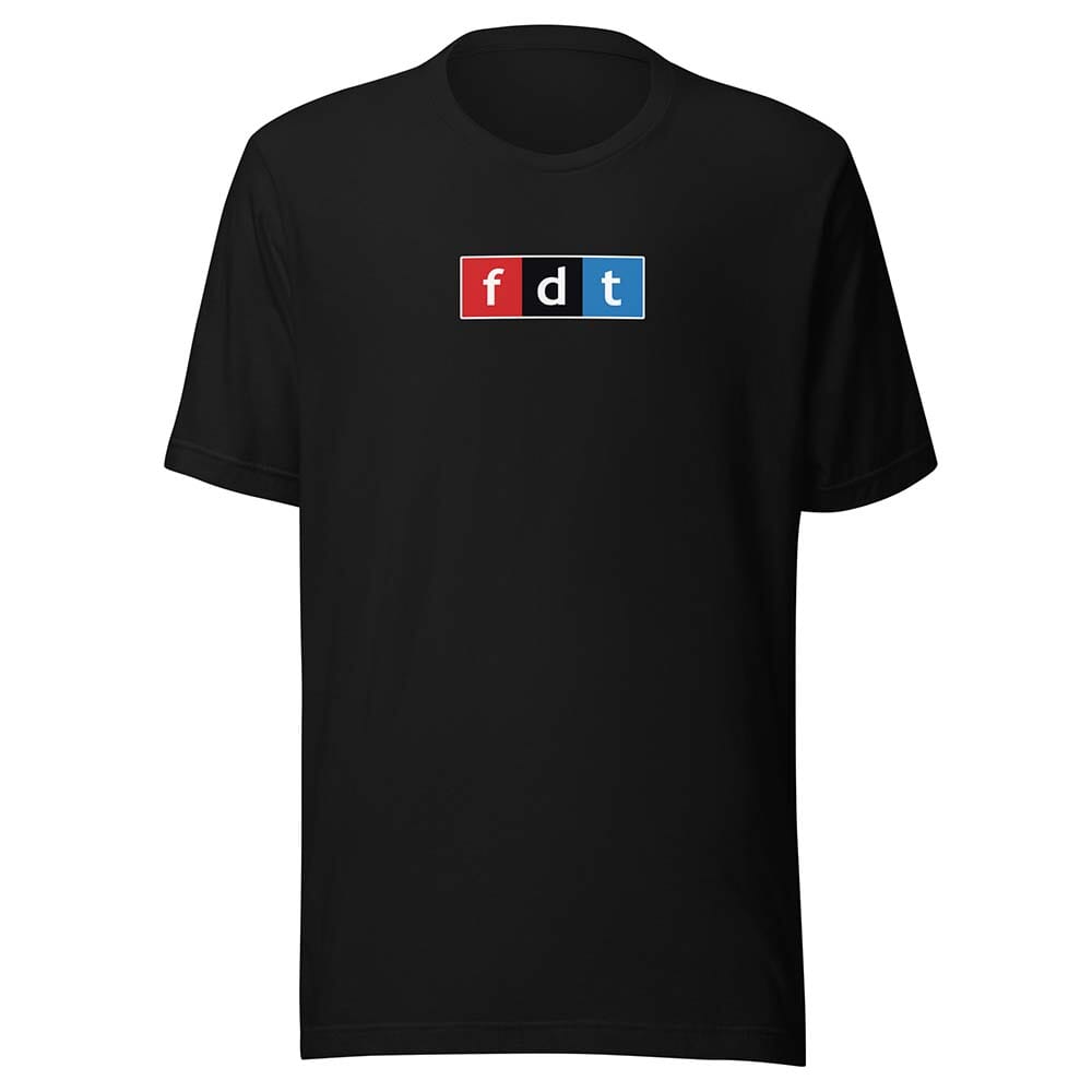 FDT T-shirt black
