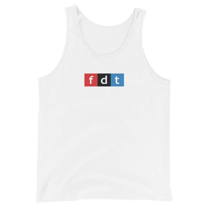 FDT UNISEX WHITE TANK