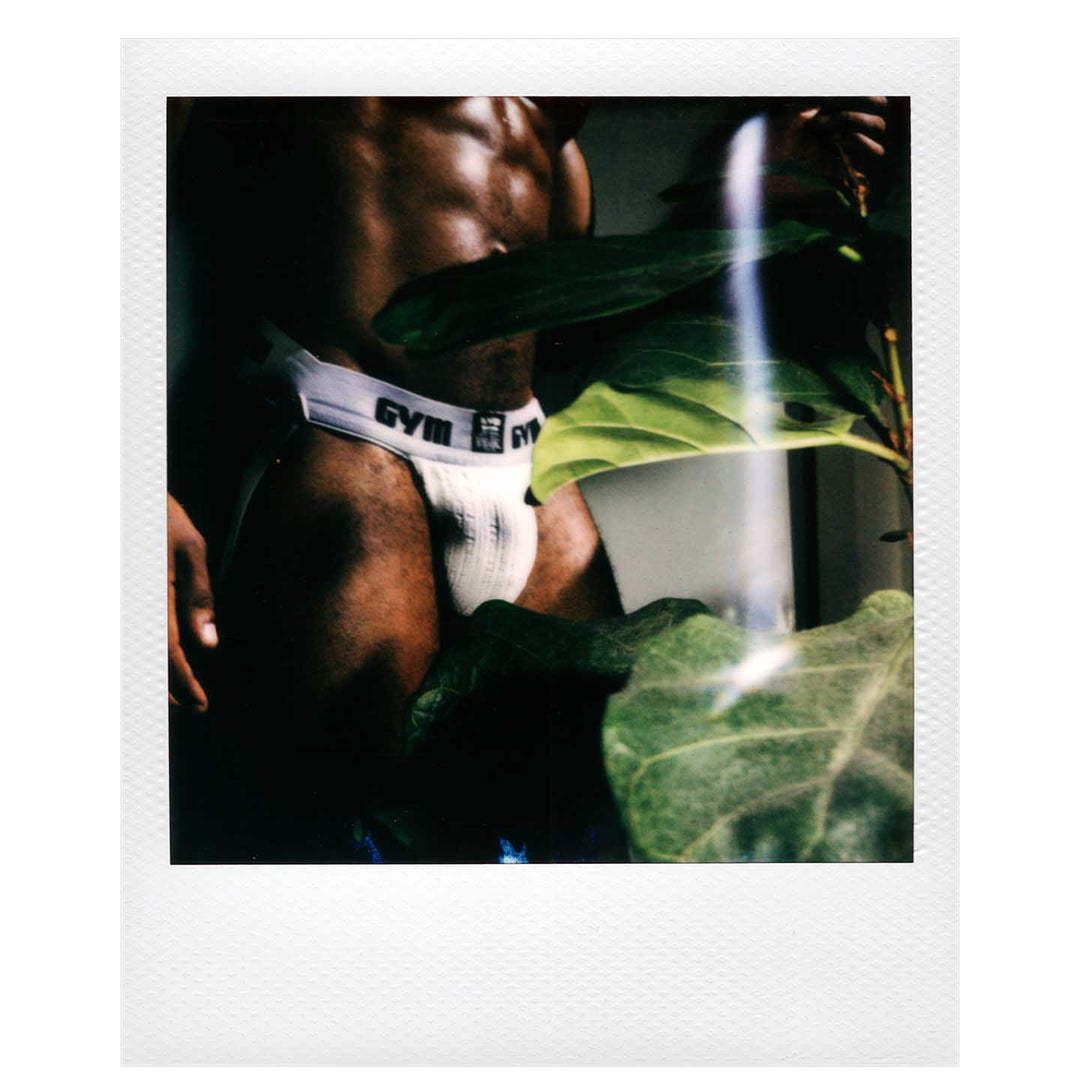 Fig Leaves photograph of man in jockstrap