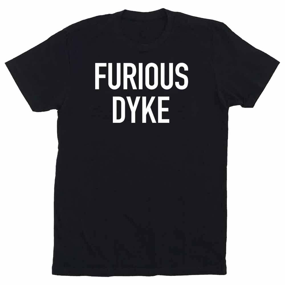 FURIOUS DYKE BLACK T-SHIRT