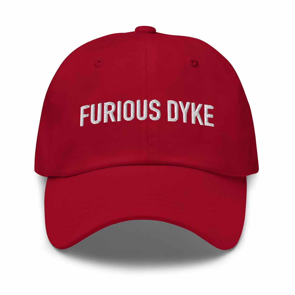 FURIOUS DYKE RED CLASSIC DAD TWILL HAT