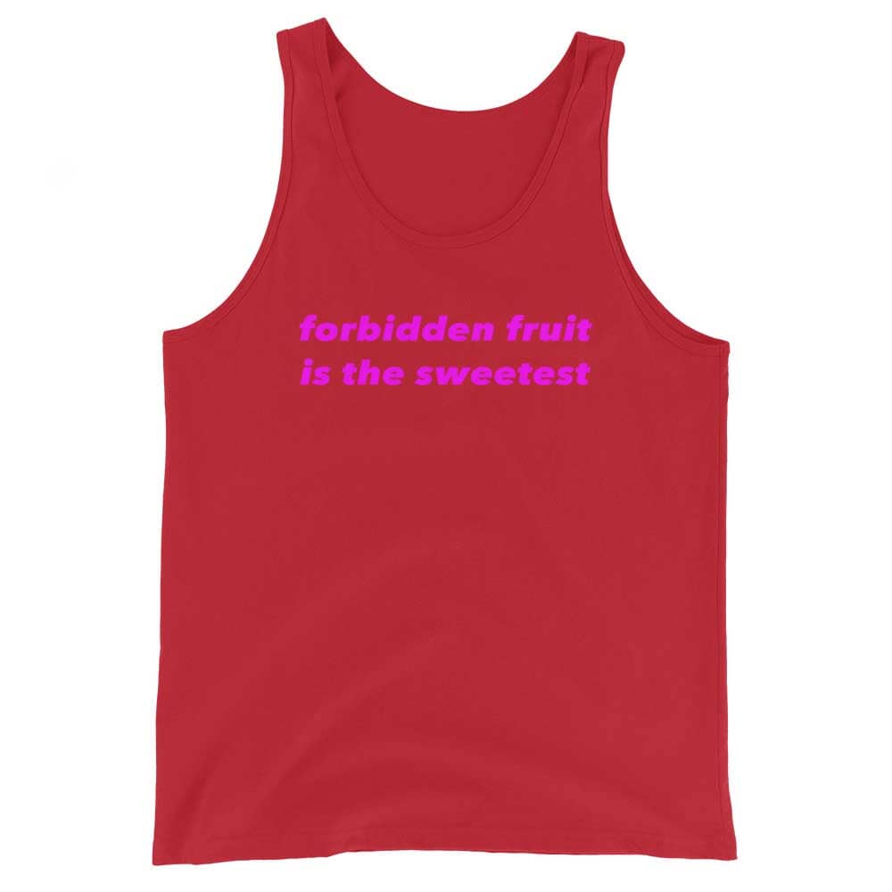 forbidden fruit tank in red