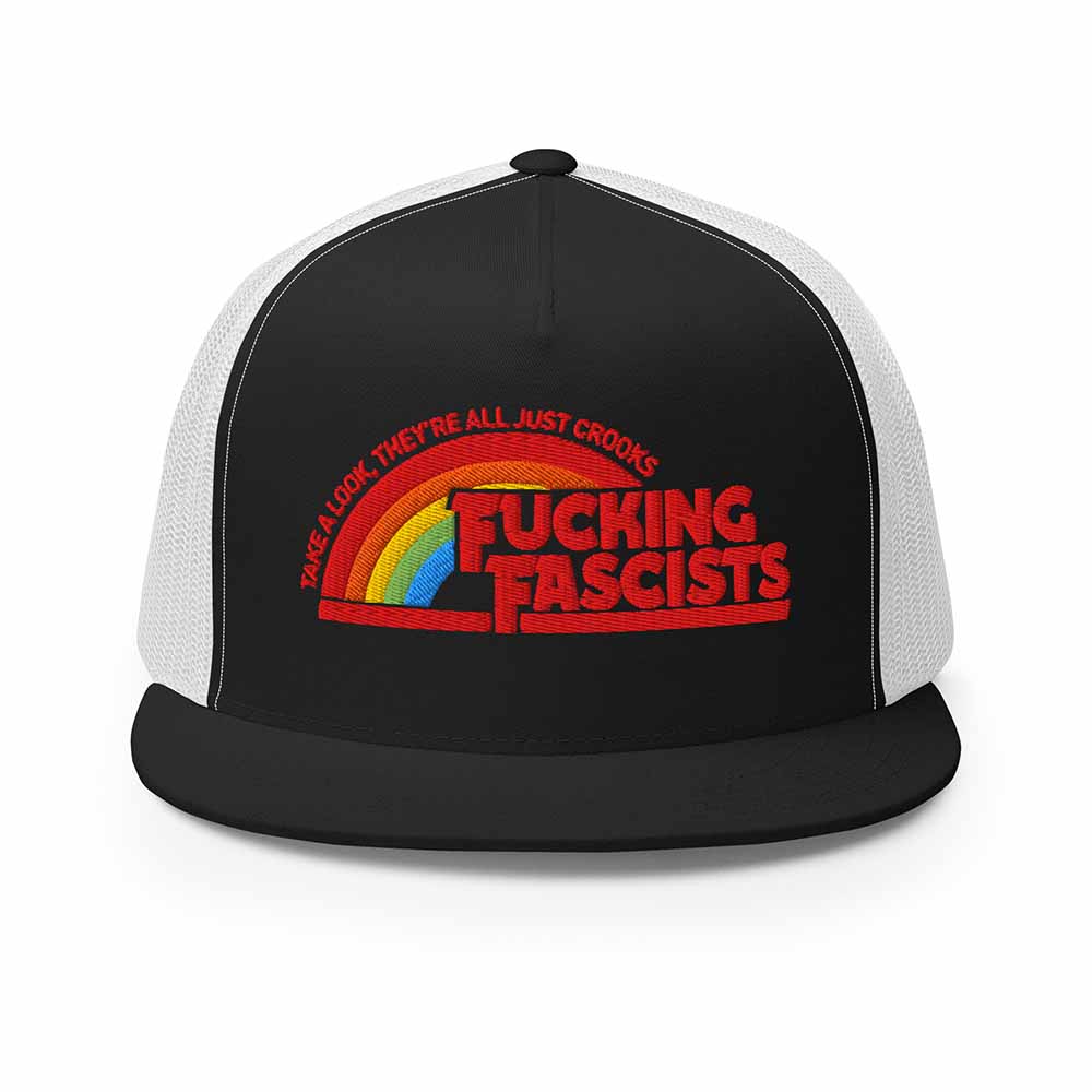 F*cking F*scists...crooks Mesh Flatbill - Indivisible