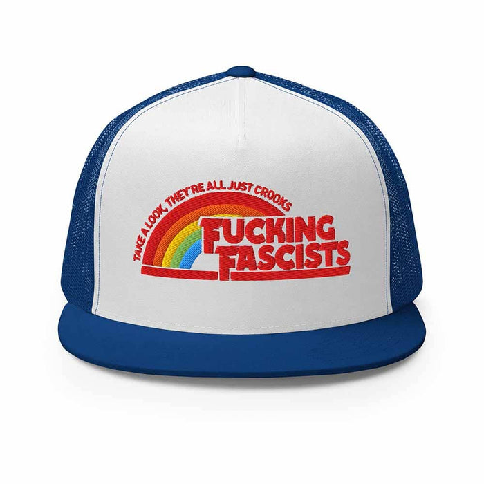 F*cking F*scists...crooks Mesh Flatbill - Indivisible