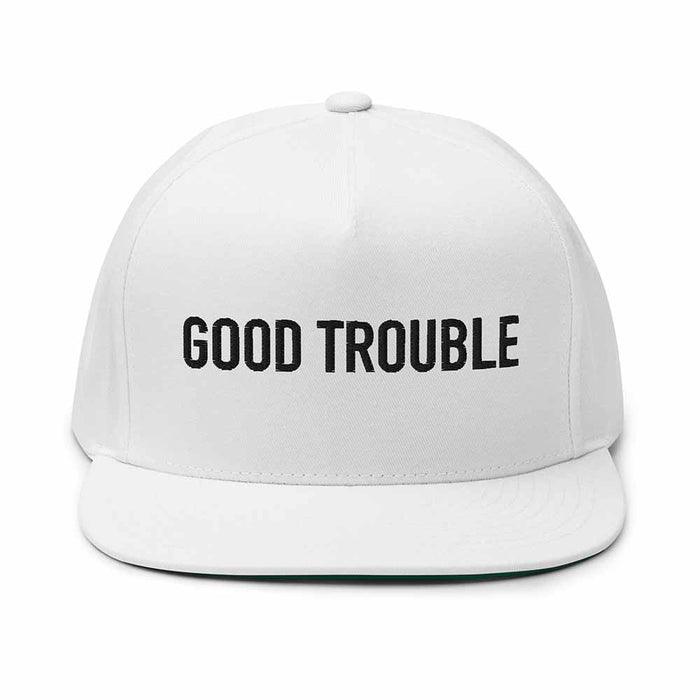 Good Trouble Flatbill 5-Panel Snapback Hat