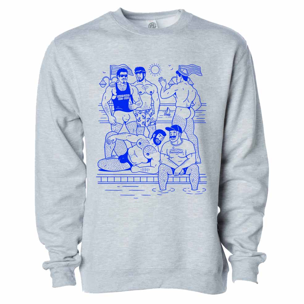 Ptown Boatslip Tea Pullover Hoodie & Crew Sweatshirt collection at Adam's Nest