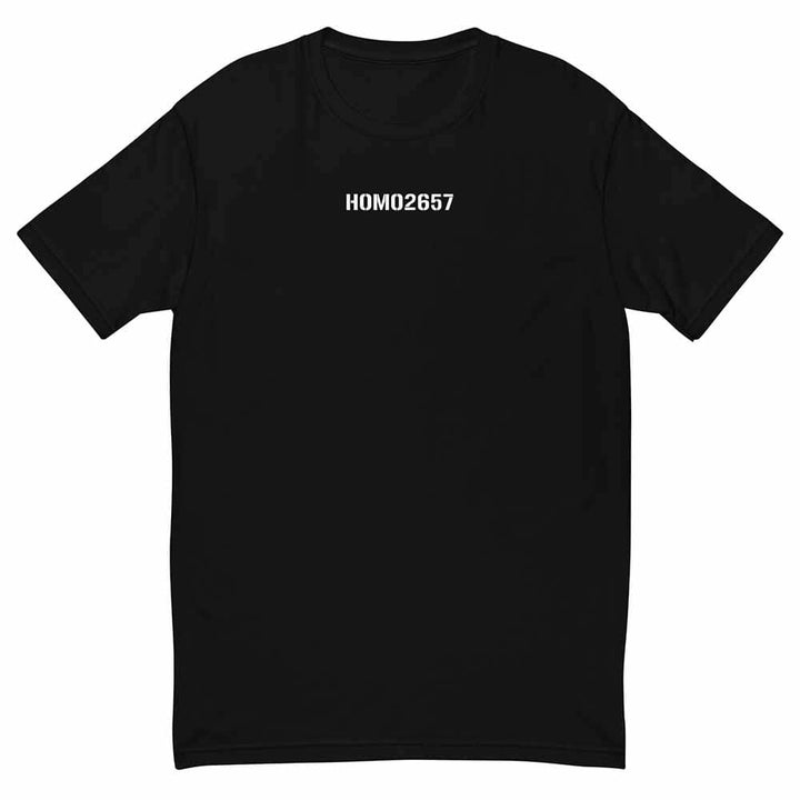 Black t-shirt with &