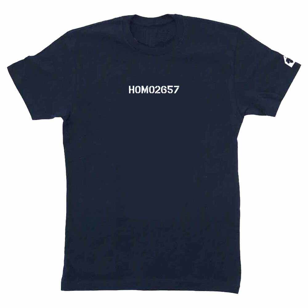 homo2657 t-shirt navy short sleeve