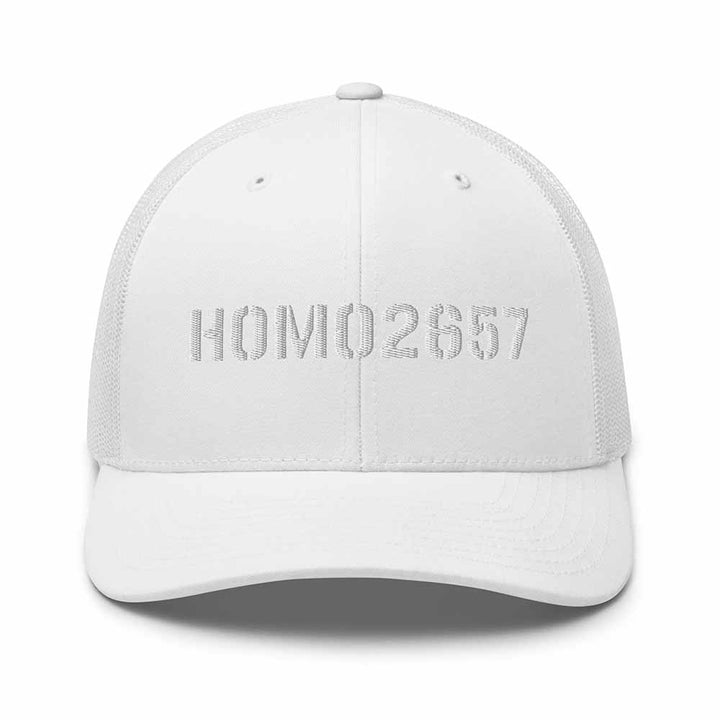 White cap with &