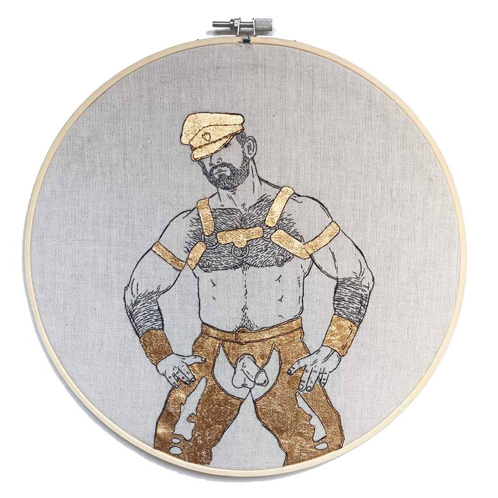 Harness and Chaps Original Embroidery